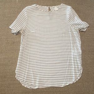Black and white stripped shirt